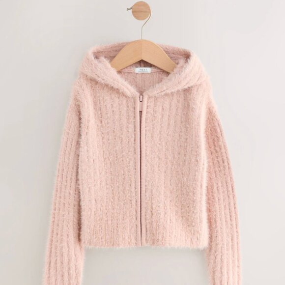 NEXT - Pink Hoodie Sweater - Picture 1 of 7
